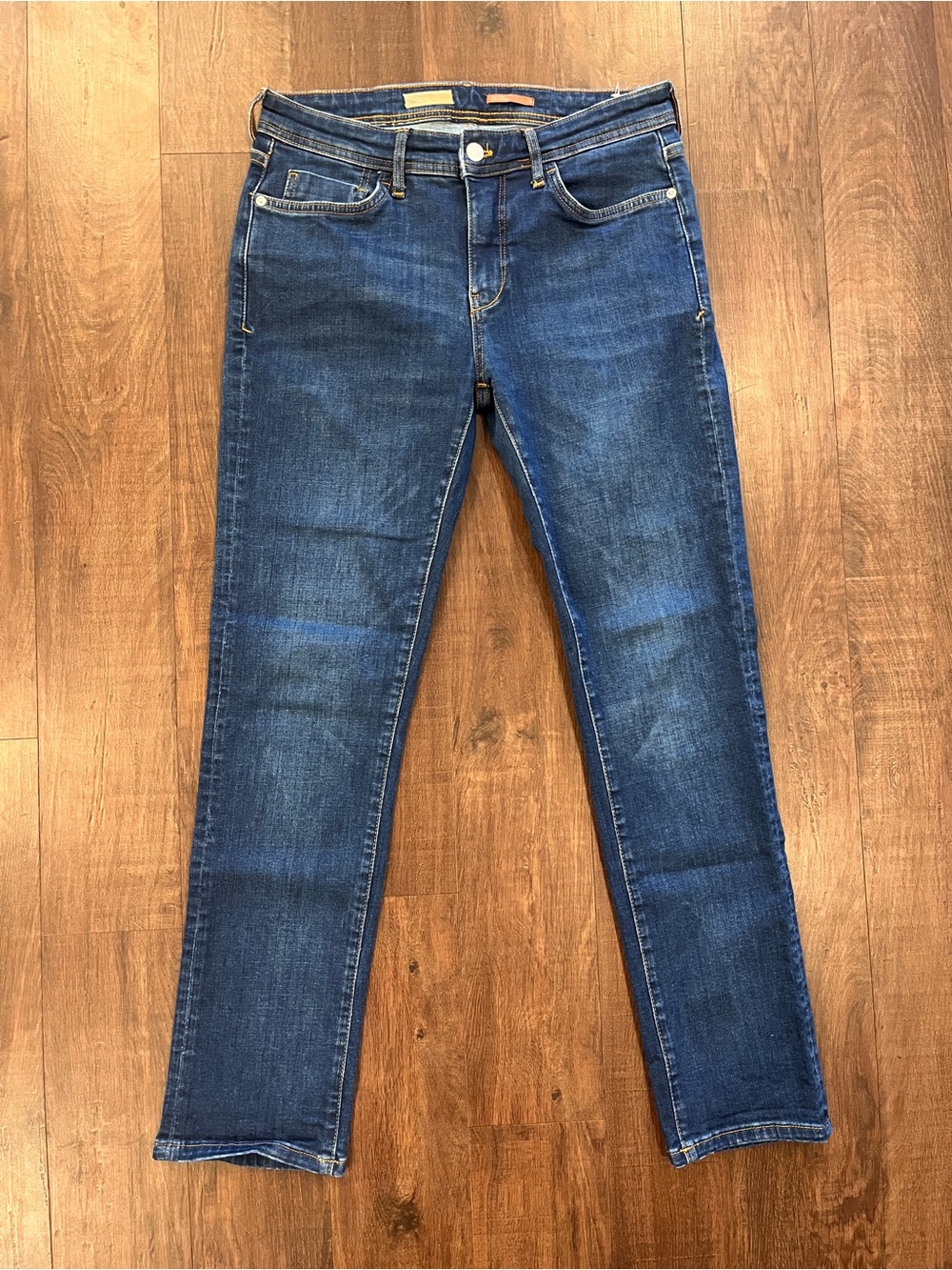 Pilcro Slim Boyfriend Jeans Womens 28 Dark Wash Denim